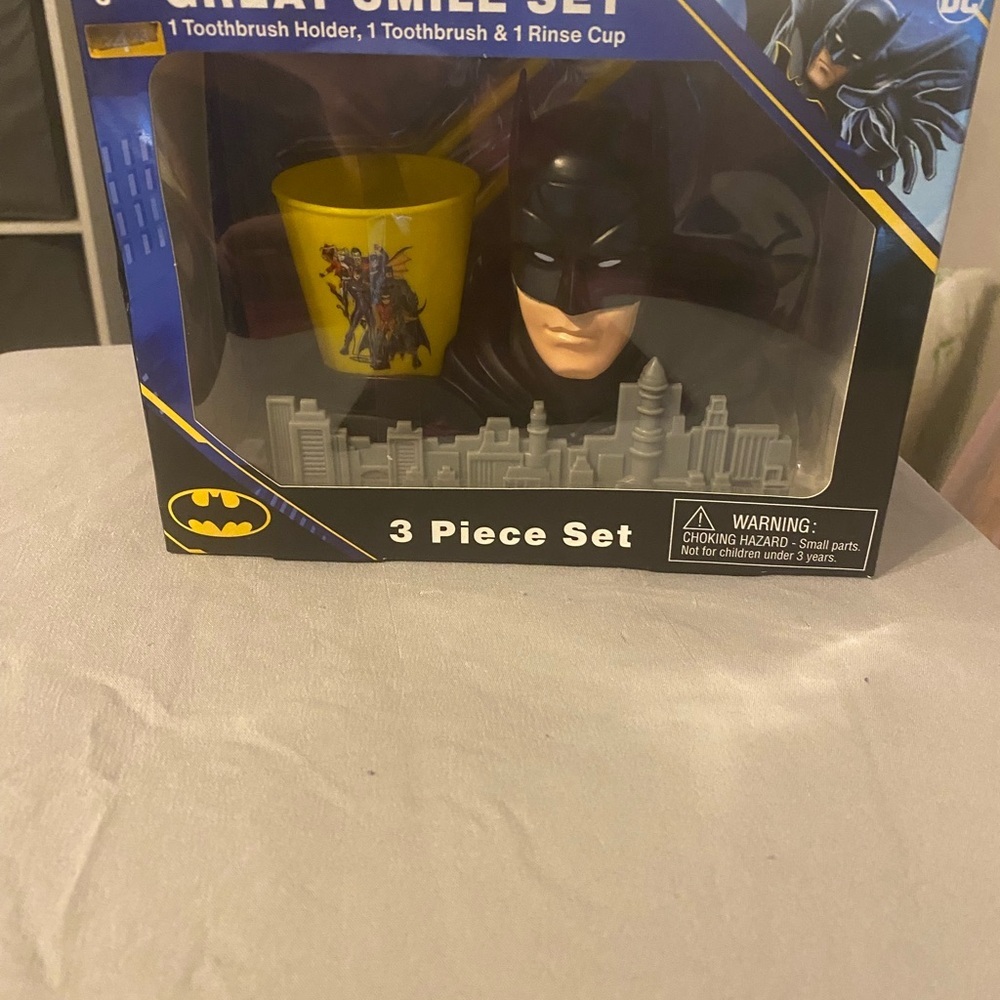 DC Comics Batman Great Smiles 3-PC Set New In Box